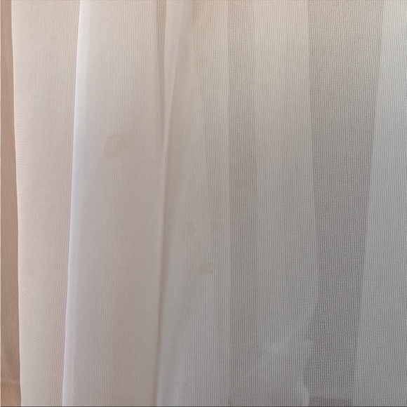 VTG Deadstock White Nylon Lace Wedding Peignoir Robe - Picture 8 of 12